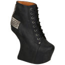 Jeffrey Campbell Women's Studded Holy Cross Boots - Black