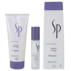 Wella SP Repair Trio - Shampoo, Conditioner and Perfect Ends