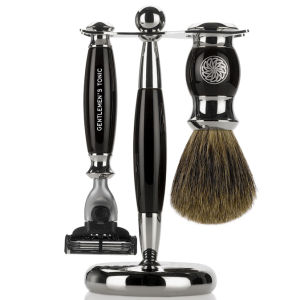 Conjunto de Barbear Mayfair da Gentlemen's Tonic - Ebony