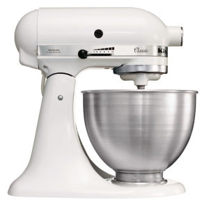 Kitchenaid K45SS Classic Mixer - White