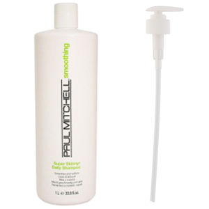 Paul Mitchell Super Skinny Daily Shampoo (1000ml) with Pump (Bundle)