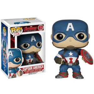 Figura Pop! Vinyl Bobble Head Marvel Vengadores: Era de Ultrón - Capitán América