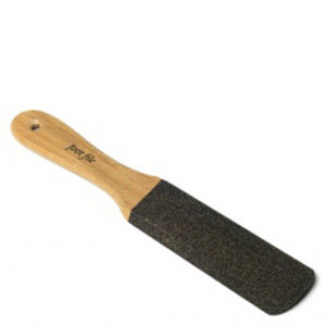 Hydrea London - Wooden Foot File mit natürlichem Bimsstein
