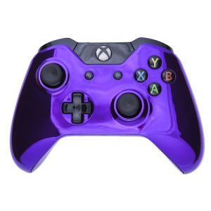 Xbox One Wireless Custom Controller - Chrome Purple Games ...