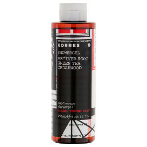 KORRES Natural Vetiver Root, Green Tea and Cedarwood Shower Gel 250ml