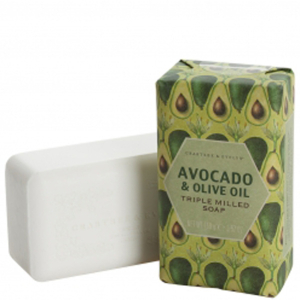 CRABTREE & EVELYN AVOCADO & OLIVE OIL TRIPLE-MILLED SOAP (158G)