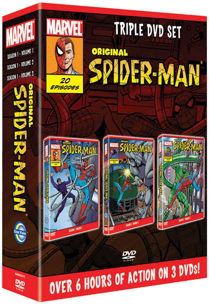 Original Spider-Man: Triple DVD Set - Season 1 Volume 1 ...