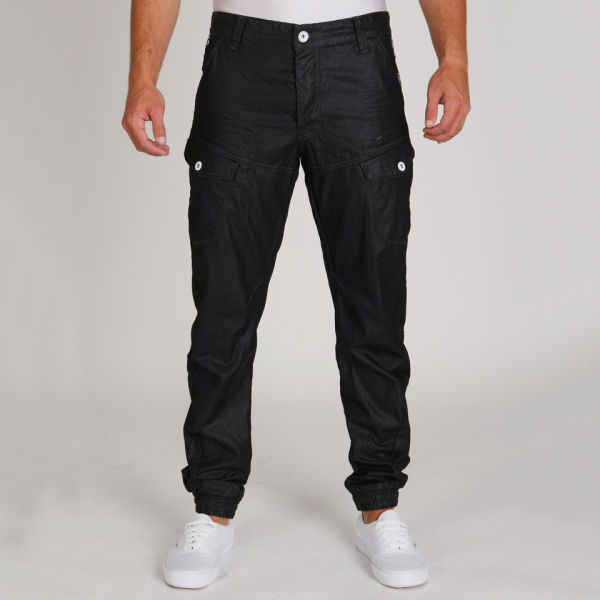 Eto Men's 154 Self Cuffed Denim Jeans Black Mens Clothing Zavvi