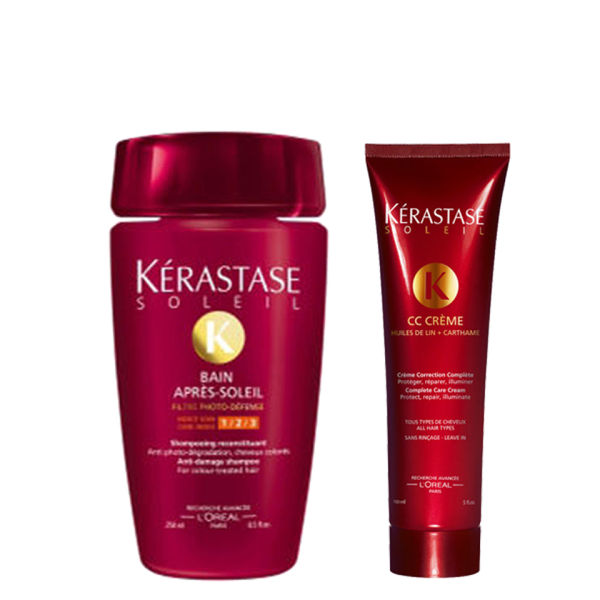 Kérastase Soleil Bain (250ml) and CC Creme (150ml) Duo 