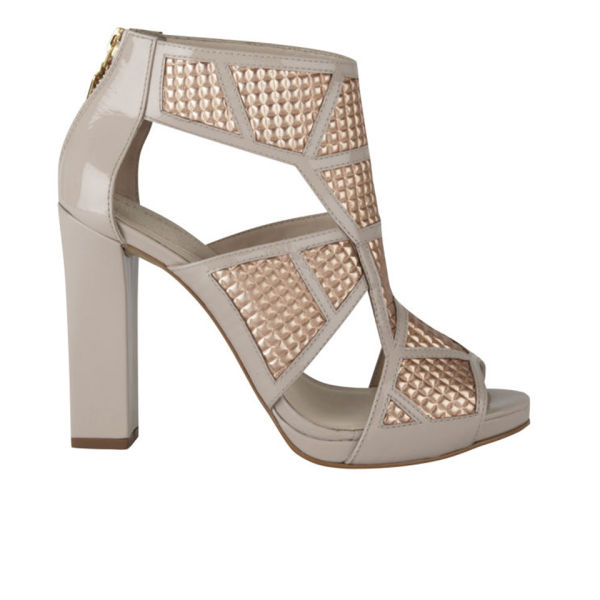 Kat Maconie Women's Geri Patent/Metallic Leather Heels Rose Gold