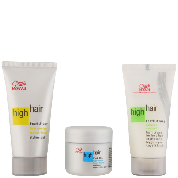 Wella High Hair Summer Mini Gift Set (30ml Pearl Styler Styling Gel