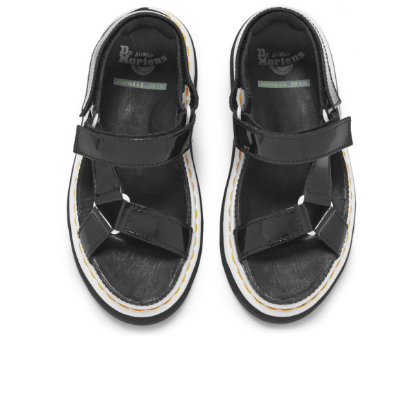 Dr. Martens x Agyness Deyn Women's Patent Leather Sandals - Black ...
