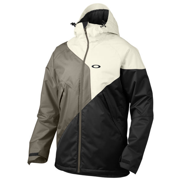 fitted white ski jacket