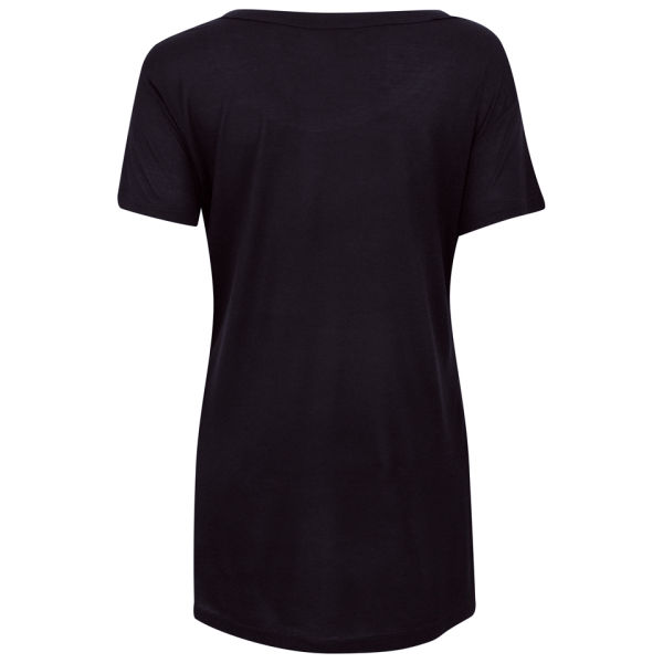 Vero Moda Women's Slogan T-Shirt - Black Womens Clothing | TheHut.com