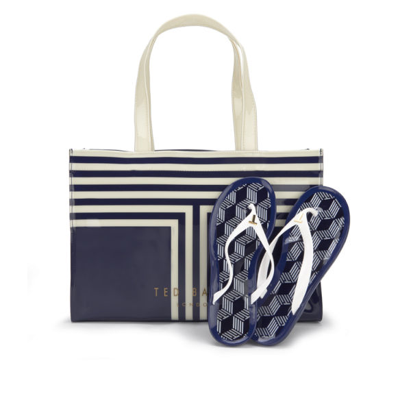 ted baker bag and flip flops