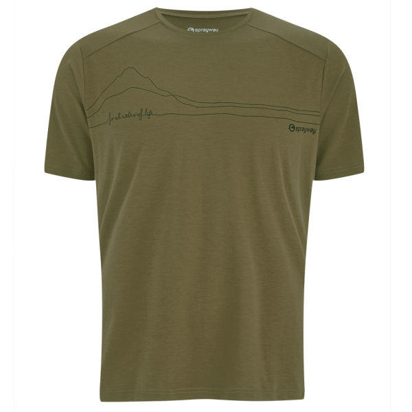 Sprayway Men's Dri-Release Ridge T-Shirt - Hunter Green Sports ...