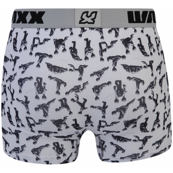 WAXX Men's Kamasutra Boxers - White/Black Mens Underwear | TheHut.com