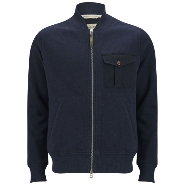 Universal Works Men's Bomber Jacket Navy Free UK Delivery over £50