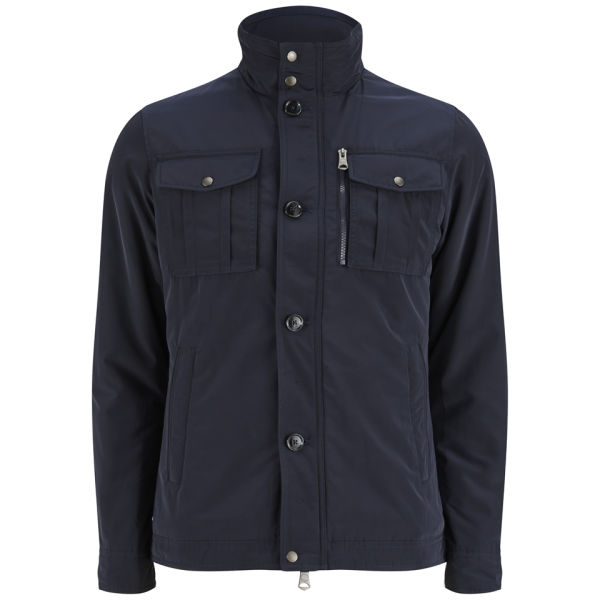 J.Lindeberg Men's Bailey Structured Poly Jacket - Navy Clothing ...