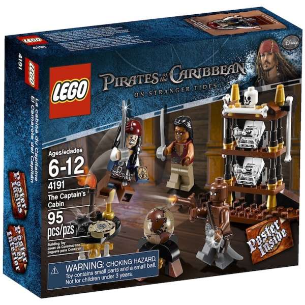 LEGO Pirates Of The Caribbean: The Captain's Cabin (4191 ...