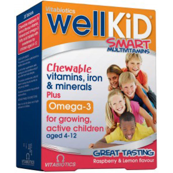 Vitabiotics Wellkid Multivitamins For Active Children (30 Tablets