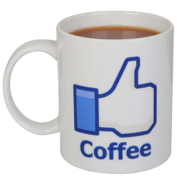 Social Like Mug - Coffee | IWOOT