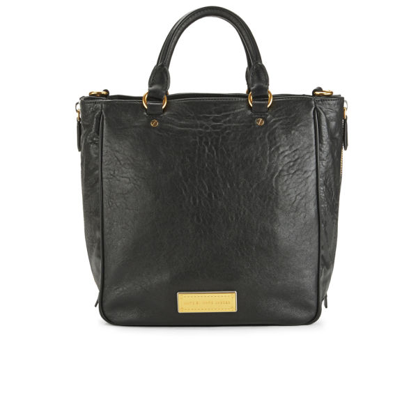 Marc by Marc Jacobs Washed Up Leather Tote Bag - Black - Free UK Delivery over £50