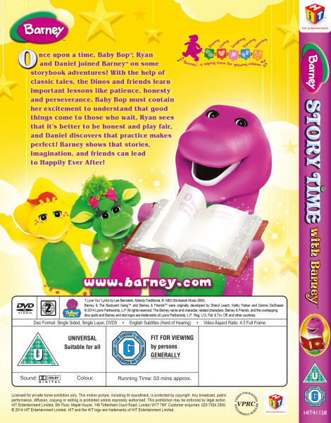 Barney: Story Time with Barney DVD | Zavvi