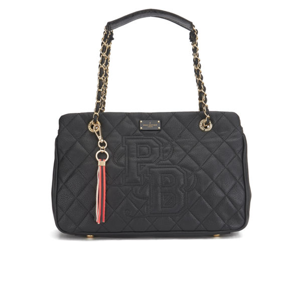 Paul S Boutique Holly Quilted Shoulder Bag Black Paul S Boutique Holly Quilted Shoulder Bag Black Image 1
