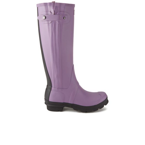 Hunter Women's Original Slim Zip Two Tone Tall Wellies - Dusty Lavender ...