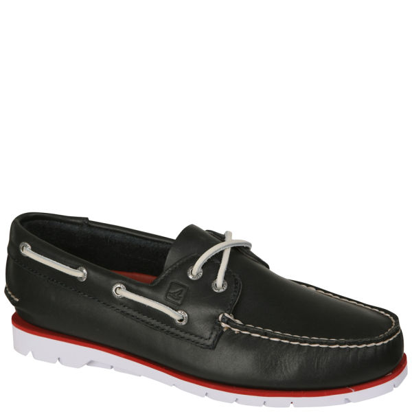 black shoe navy