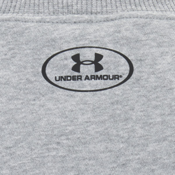 Under Armour Men's Storm Crew Sweatshirt - Grey Heather/Black Sports ...