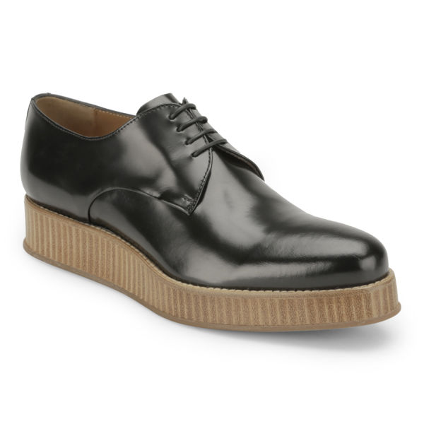 BOSS Hugo Boss Women's Manela Leather Shoes Black FREE UK Delivery