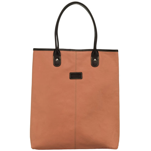 OSPREY LONDON The Zone A4 Leather Tote Pink