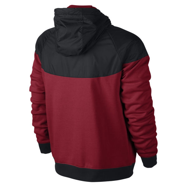 Nike Men's Windrunner Fleece Mix Jacket - Gym Red Sports & Leisure | TheHut.com
