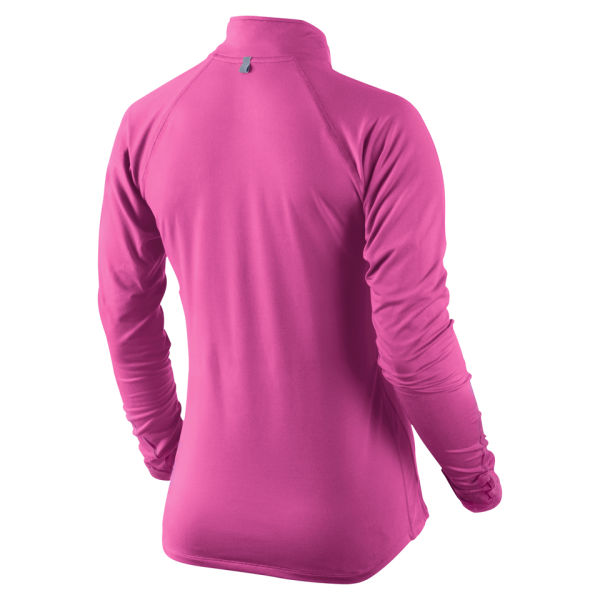 Nike Women's Element Half Zip Long Sleeve Top - Pink Sports & Leisure | TheHut.com