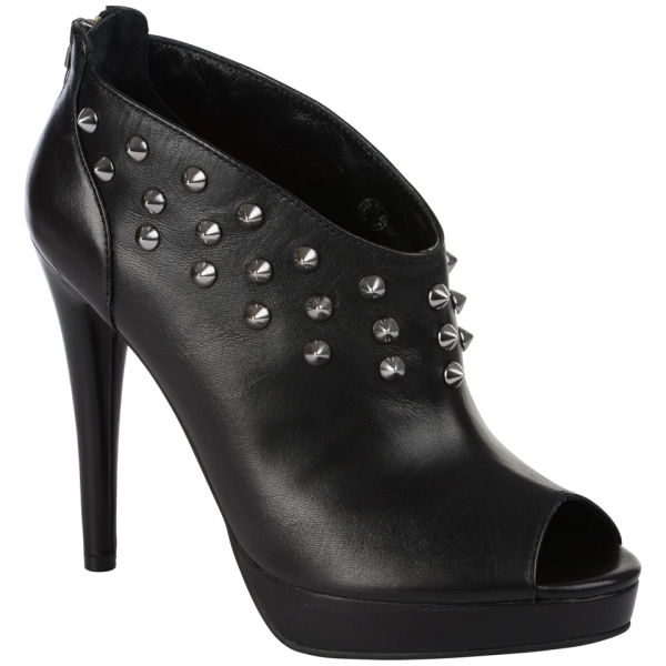 Love Moschino Women's Studded Heeled Ankle Boots - Black | FREE UK ...