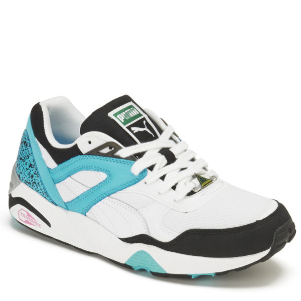 Puma Men's Trinomic R698 Trainers - Blue/Pink - Free UK Delivery over £50