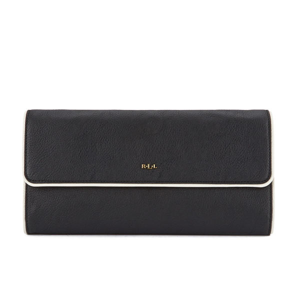 Lauren Ralph Lauren Women's Dorset Clutch Bag Black/Vanilla