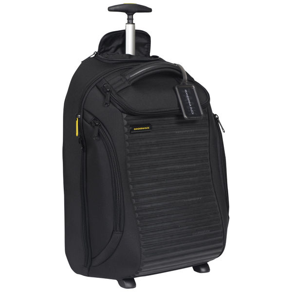 Mandarina Duck Tank Wheeled Business Backpack Black Clothing
