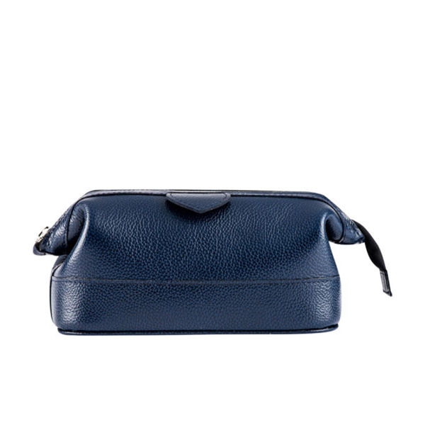 Daines & Hathaway Small Leather Wash Bag - Bossa Nova Navy Clothing | 0