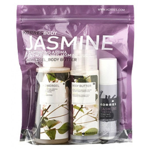 KORRES Jasmine Gift Set With Body Mist (3 Products) Free Shipping