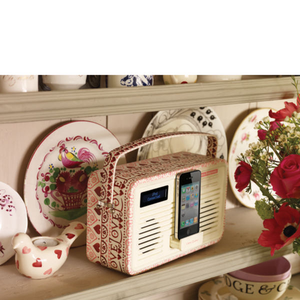 View Quest Emma Bridgewater DAB+/FM Radio and Dock   Sampler (8 Pin/Lightning)      Electronics