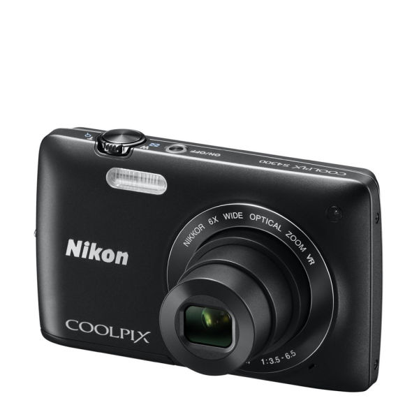 Nikon Coolpix S4300 Compact Digital Camera - Black (16MP, 6x Optical ...