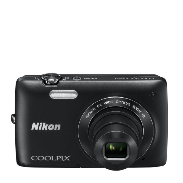 Nikon Coolpix S4300 Compact Digital Camera Black (16MP, 6x Optical