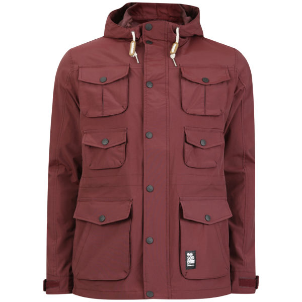 Crosshatch Mens Landcost Jacket   Port      Clothing