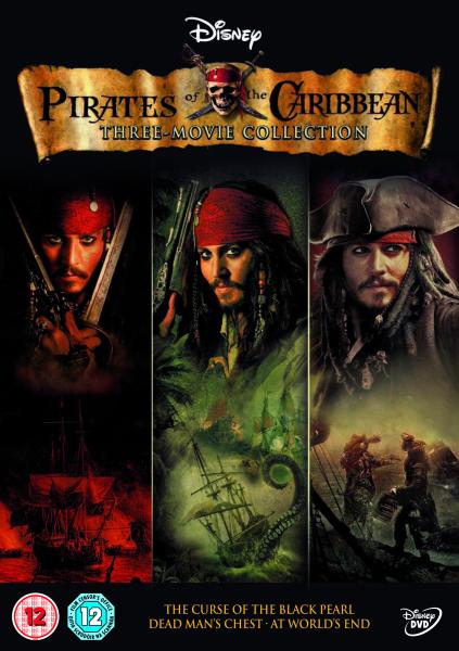 Pirates of the Caribbean 1-3 Trilogy DVD - Zavvi UK