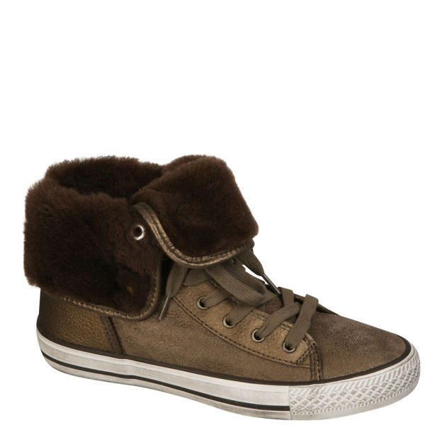 ash fur lined trainers