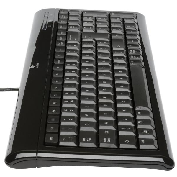 Logitech UltraFlat Keyboard PS/2 USB (9676530120) Computing Zavvi