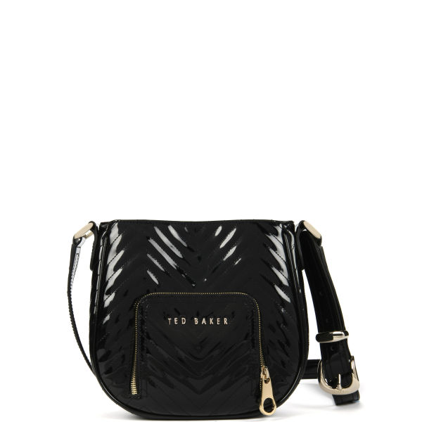 Ted Baker Drew Quilted Cross Body Bag Black